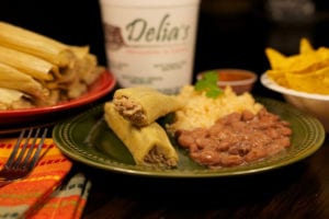 Delia's Tamales Spicy Pork Cooked in Green Sauce