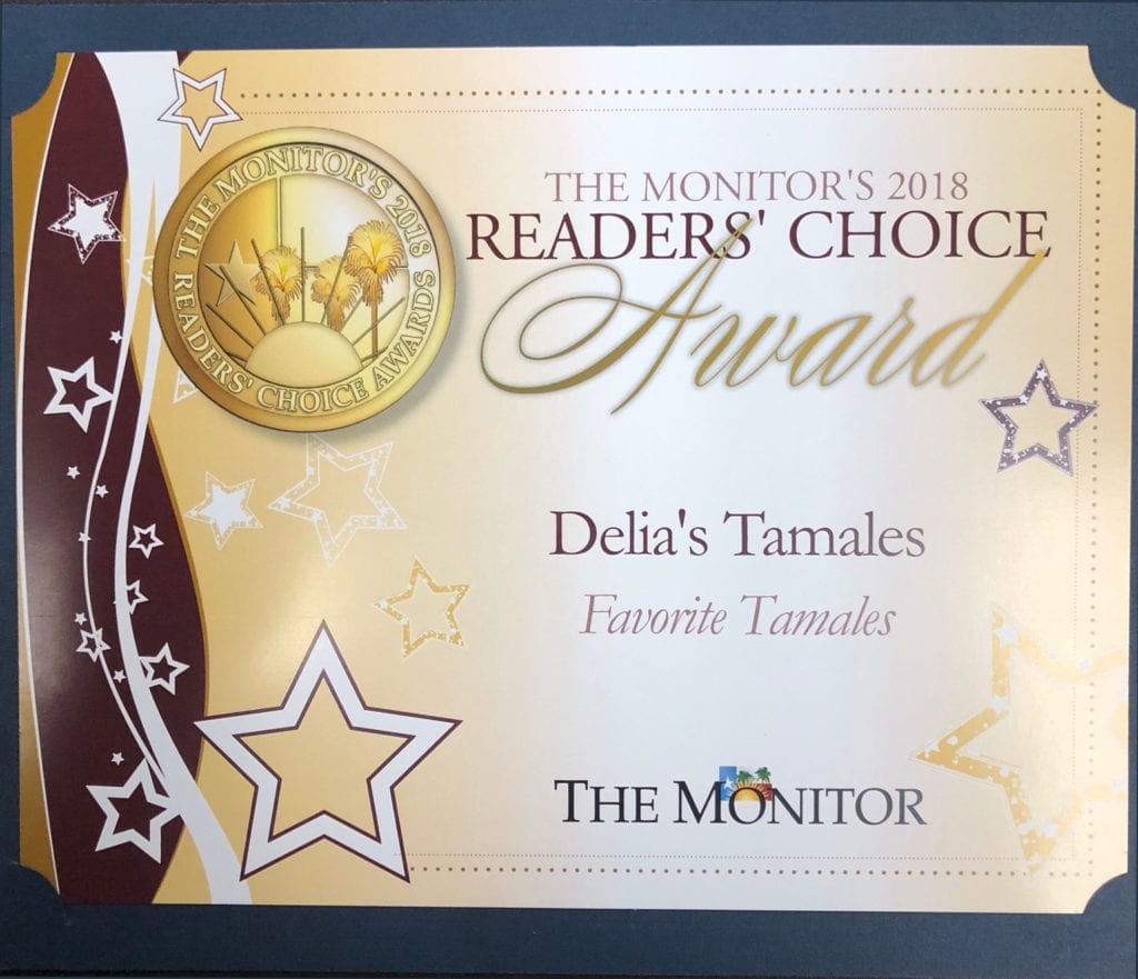 The Best Tamales in Texas Can Only be Found at Delia’s! Delia's