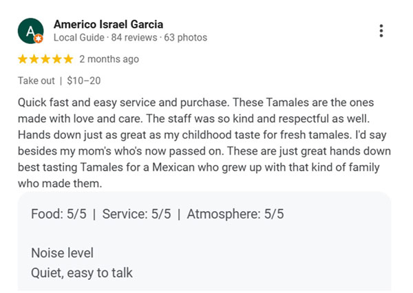 order tamales online